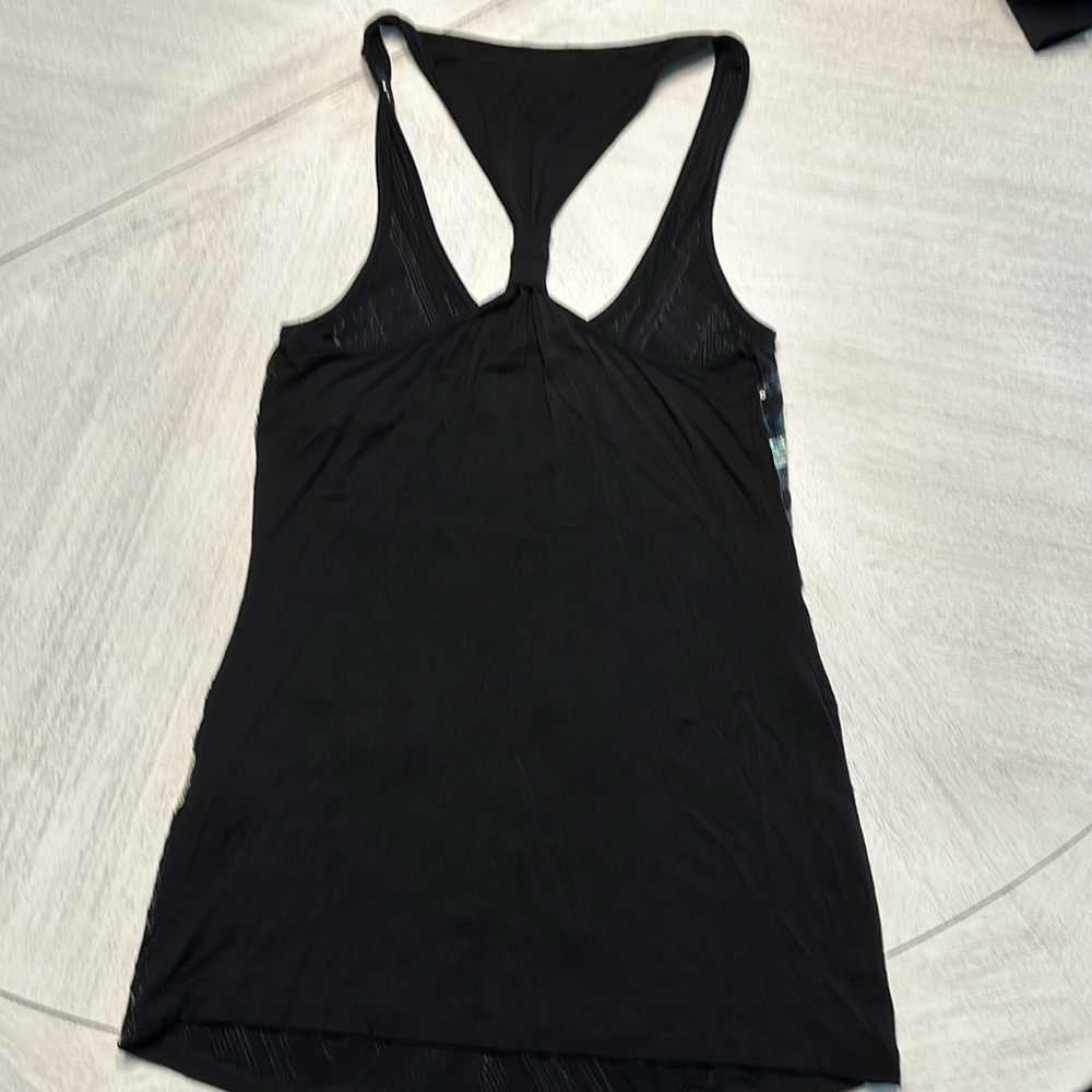 2B Bebe sequined racer back tank small - Picture 2 of 3